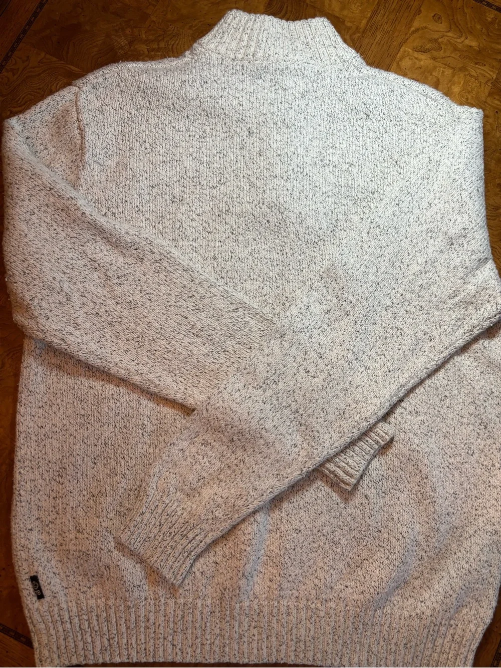 Heather Light Gray Knit Sweater